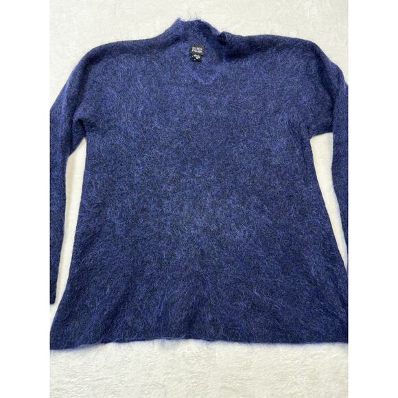 Eileen Fisher VTG Med Mohair Purple Haze Sweater Italian Yarn Made In Hong Kong - Picture 1 of 7